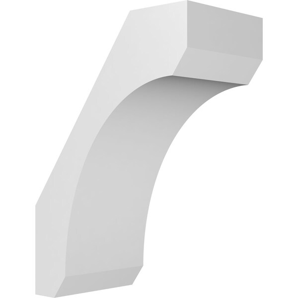 Ekena Millwork 6-in. W x 10-in. D x 14-in. H Legacy Architectural Grade PVC Knee Brace BRCP06X10X14LEC - main